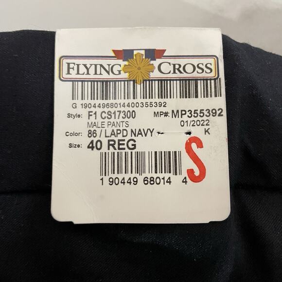 Flying Cross CORE STAT Mens Uniform Pants Size 40 REG LAPD Navy Blue CS17300 NEW - Picture 8 of 12